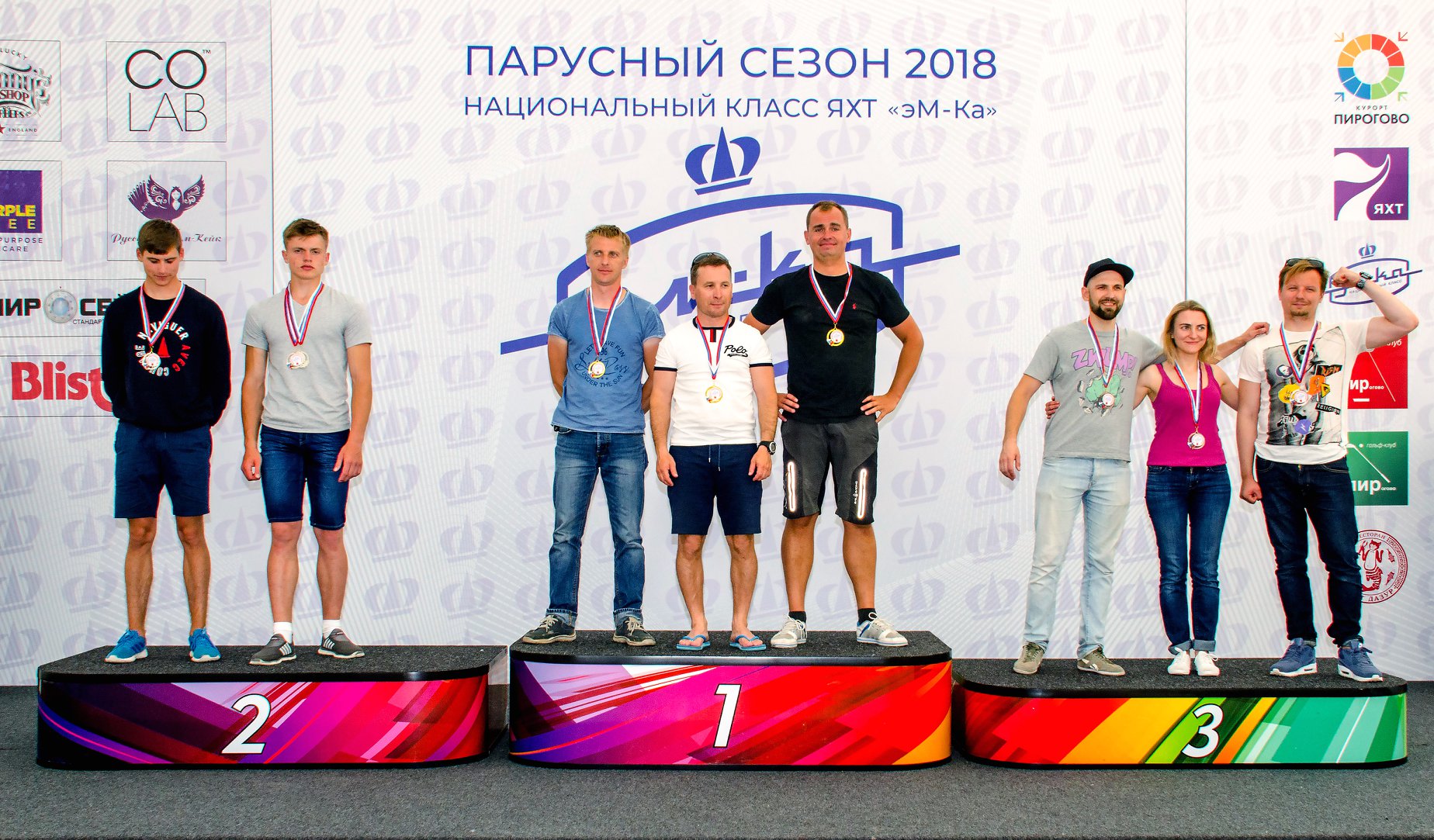 яхта эМ-Ка, регата выходного дня, награждение, победители, призеры